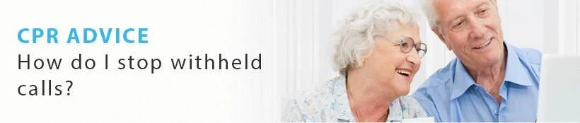 How do I stop withheld calls?