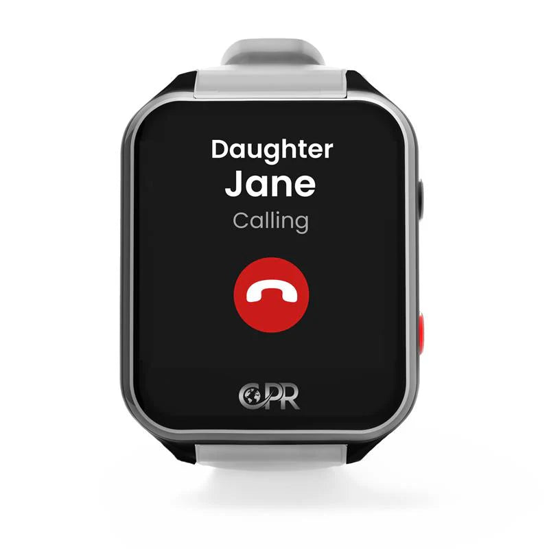 CPR Guardian IV Personal Alarm Watch with Emergency SOS Button, Pinpoint GPS Location Tracking, Two-Way Calling, Fall Detector and Health Monitoring